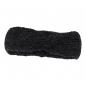 Preview: Anthrazit tolles sehr feines Stirnband 100% Wolle mit Fleece gefüttert Handarbeit Nepal